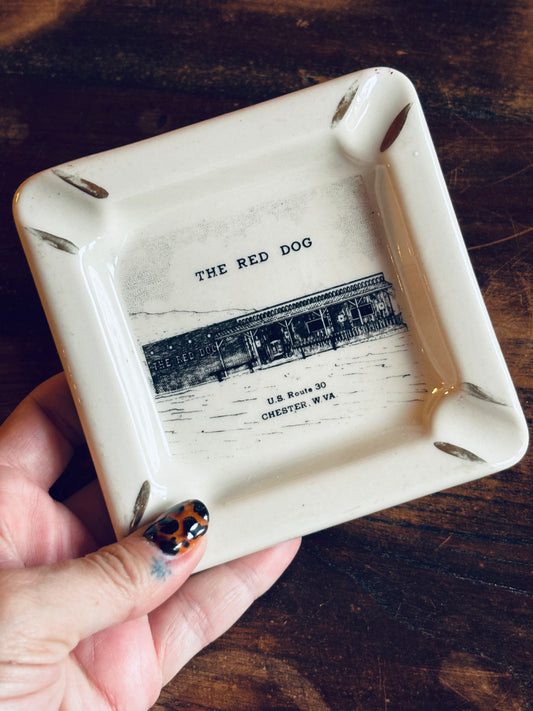 The Red Dog Vintage Ashtray