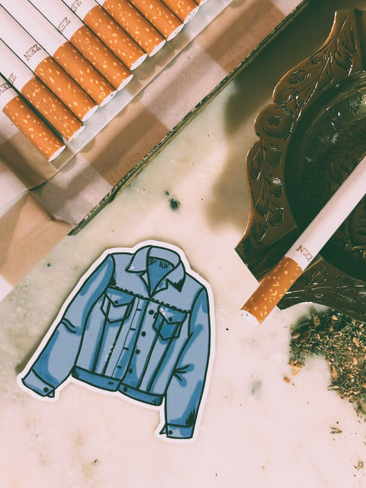 Billie Jean Denim Sticker- Large