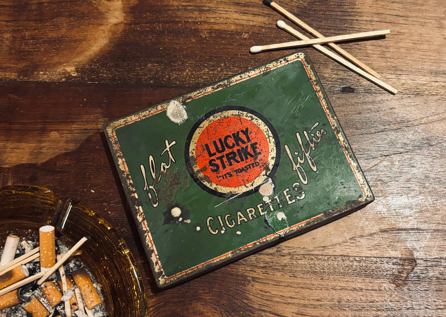 Vintage Lucky Strike Tin No. 001