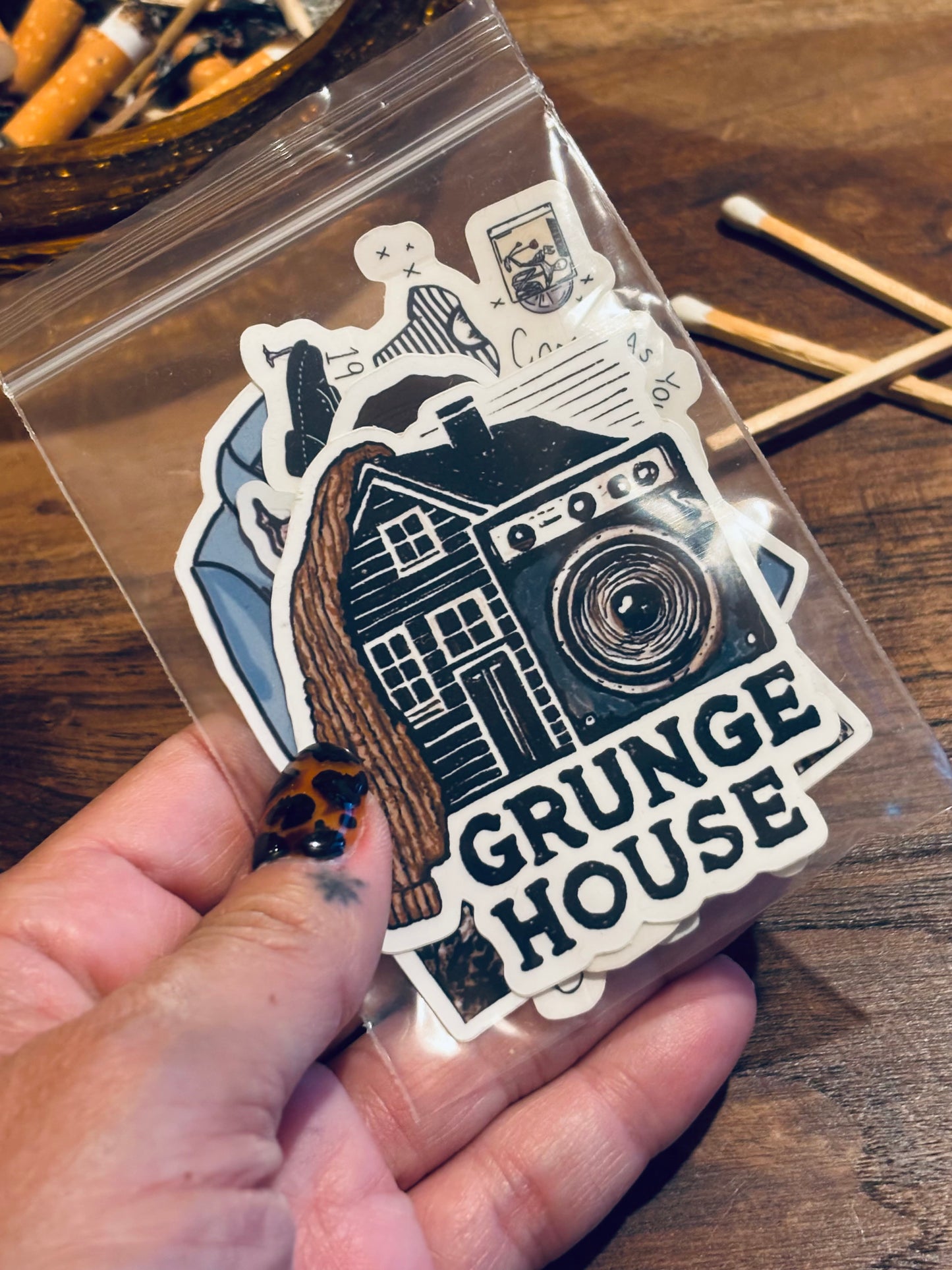 Grunge House Sticker Pack- Large