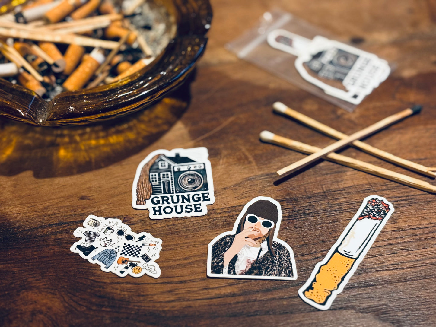 Grunge House Sticker Pack- Small