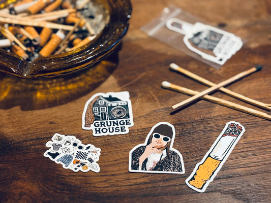 Grunge House Sticker Pack- Small