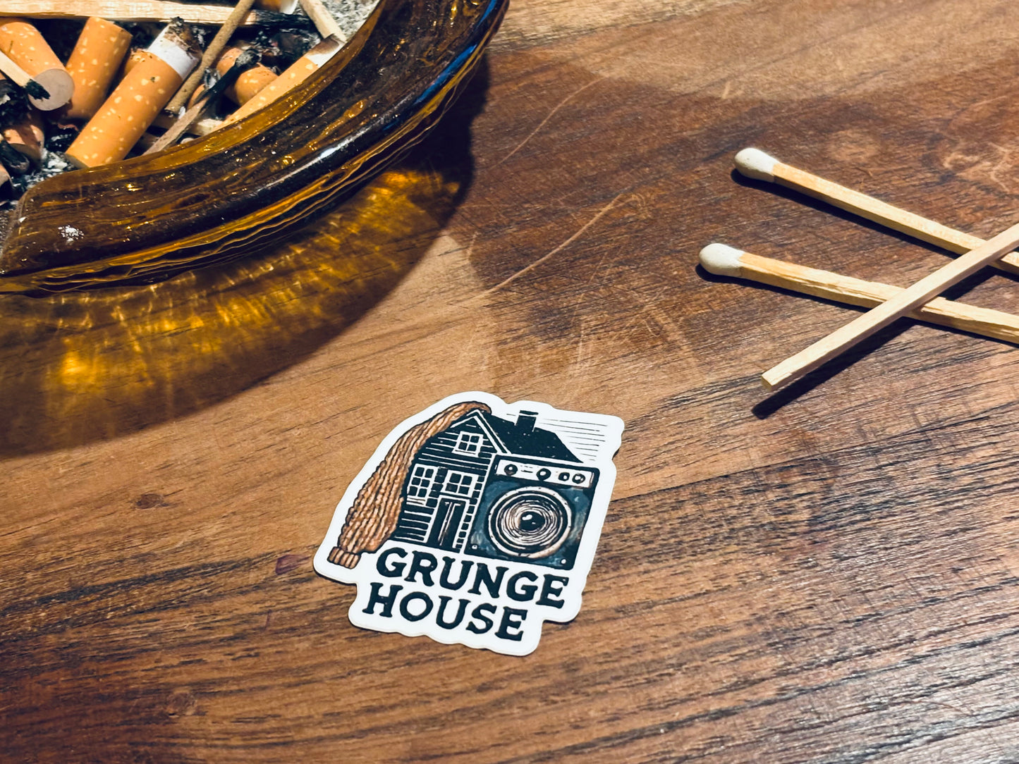 Grunge House Sticker Pack- Small